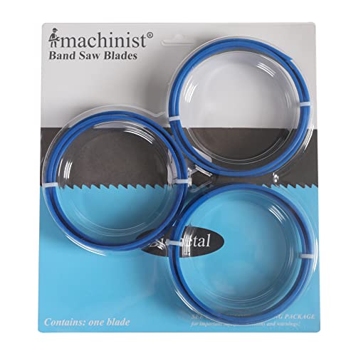 Imachinist S44781218 44-7/8" x 1/2" x 18 TPI Bi-Metal Bandsaw Blade, 3 Pack - size: 18TPI