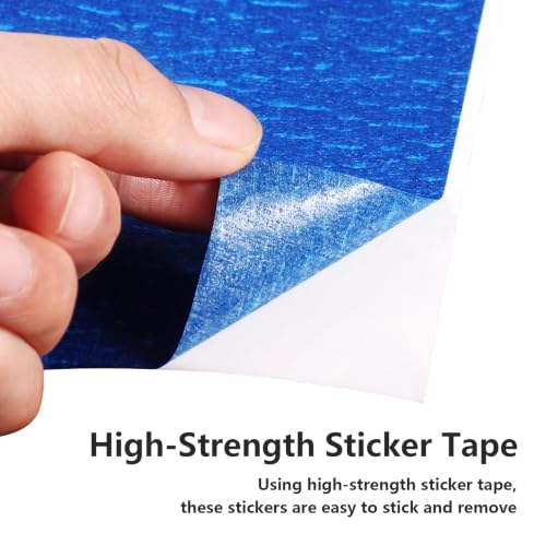 3D Printer Hot Bed Type, 5Pcs 3D Printer Sticker Tape, Strong Adhesion Masking Tape for Engraving, Blue 3D Printer Masking Paper for Printers Hot Bed Plate, 210x200 mm