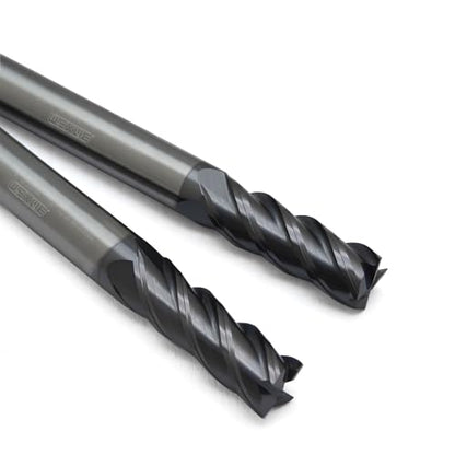 Tools Carbide End Mill Square Milling Cutter for Cutting Alloy Steels,Cast Iron, Hardened Steel - 4 Flute Cutting Tools 3/16 Shank (3/16-2.0" 5PCS) - size: 3/16-2.0" 5PCS