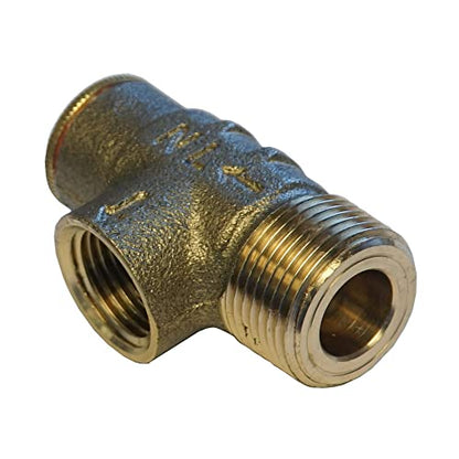 Merrill MFG PRVNL75100 3/4" Lead-Free Brass Pressure Relief Valve, 100 PSI Cold Water Safety Valve for Well Tank, Pump & Plumbing Systems, 3/4" NPT No-Lead Water System Protection Valve