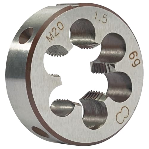 M20X1.5 Hand Tap and Round Die Set Right Hand - size: M20x1.5