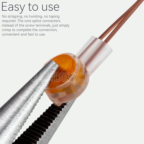100pcs Gel-Filled Waterproof Butt Splice Network Connectors UY2 K2 - size: K2/UY2