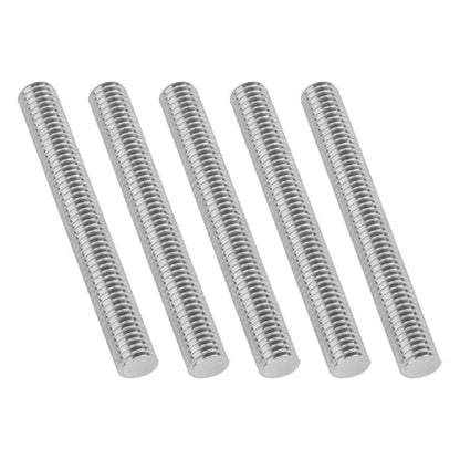 5Pcs Fully Threaded Rod & Studs, M6 x 50mm Long Threaded Screw, 1mm Thread Pitch, 304 Stainless Steel Right Hand Thread Bar Studs for Furniture Machinery Assembly - size: M6 x 50mm