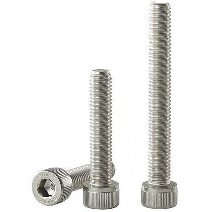 M8x1.25 x 55mm Socket Head Cap Screws Metric, 304 Stainless Steel (A2-70), Allen Socket Drive, Bright Finish, Full Machine Thread, Quantity 10 - size: M8 x 55mm(10PCS)