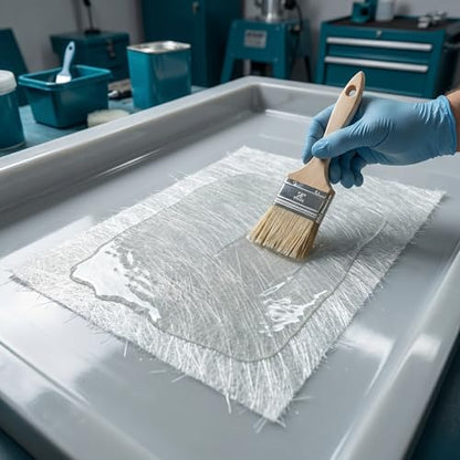 1708 Biaxial Fiberglass Cloth 35" x 10 ft | 17 oz Biaxial + 0.75 oz Mat | Ideal for Boat Repair, Auto Body, RV & Large Projects - size: 35" x 10ft