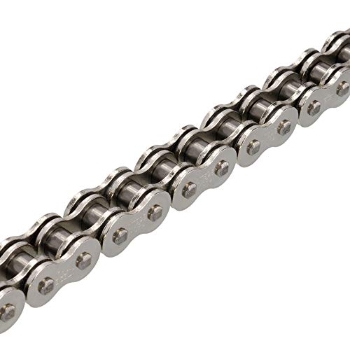 JT Chain JTC525X1R3NN118RL (525 Series) Nickel 118 Link Heavy Duty X-Ring Chain with Connecting Link - color: Nickel, size: 118-Links