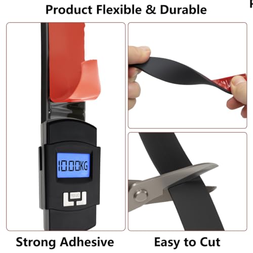 Self-Adhesive Solid Rubber Strip,1/2" W x 1/16" T x 180" L - size: 1/2" Wide x 1/16" Thick x 14.8' Long