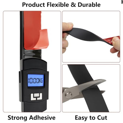 Self-Adhesive Solid Rubber Strip,1/2" W x 1/16" T x 180" L - size: 1/2" Wide x 1/16" Thick x 14.8' Long
