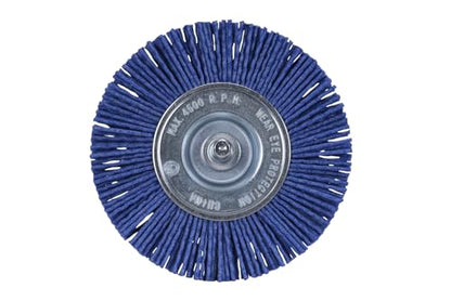 Century Drill & Tool 77443 Nylon Abrasive Radial Brush, 4", Fine - size: 4" Fine