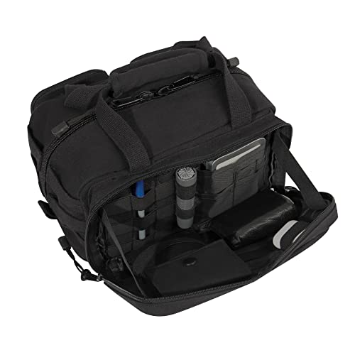 Rothco Canvas Tactical Tool Bag, Black - MOLLE Mechanics Carry Bag