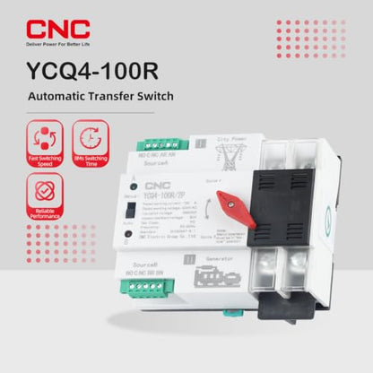 CNC 2P 63A AC110V Automatic/Manual Transfer Switch - size: 63A-2P-110V