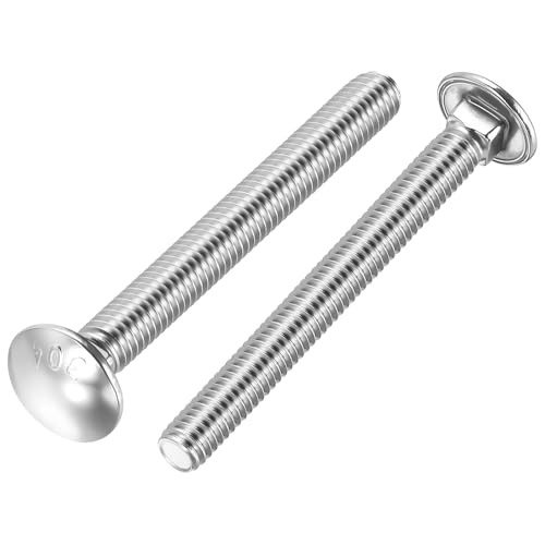 20Pcs 5/16"-18x3-1/4 Carriage Bolt 304SS - color: Silver, size: 5/16"-18x3-1/4"