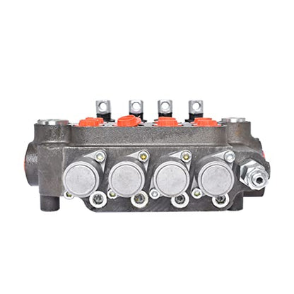 4 Spool 21 GPM 3600 PSI SAE Hydraulic Directional Control Valve