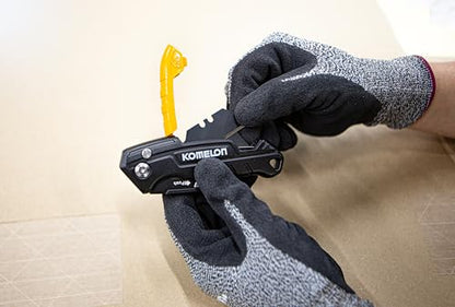 Komelon Folding Utility Knife, Includes 4 Blades