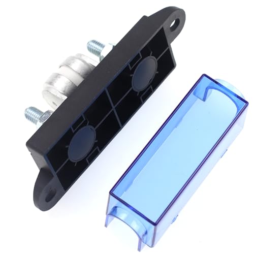 Class T Fuse with Block 500V DC 400 Amp Class T Fuse Holder for Inverters,Car Audio Systems-Maximum Interruption Current 10,000 Amperes - size: 400A 500V Fuse Holder
