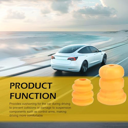 Front Bump Stops, Lower Control Arm Jounce Bumper, Car Front Lower Suspension Bump Rubber Pads Compatible with Cadillac Chevrolet GMC Replaces OE #15153958 15039397(Pack of 4)