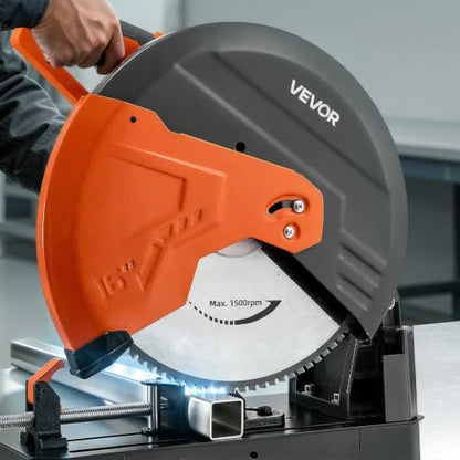VEVOR Chop Saw Blade 16-in 96 Teeth Cermet-Tipped Metal Cold Cutting Blade - size: 16 in