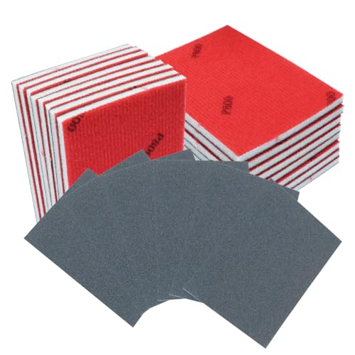 800 Grit Sanding Sponge, 4" x 3", 20Pcs - style: 800 Grit