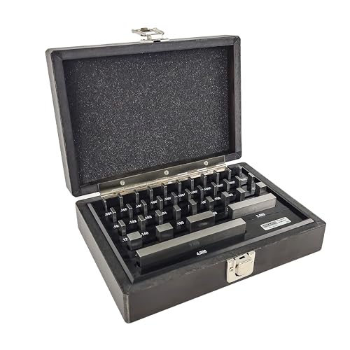 HFS 36 PC Gauge Block Set Economy Grade Calibration NIST-Traceable - size: 36PCS