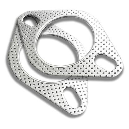 2 Pcs Car Exhaust Gasket,Reinforced High Temperature Gasket Exhaust Flange Gasket Car Accessories,.Exhaust Gasket,Catalytic Converter Gasket,Exhaust Flange Gasket (2.5In) - size: 2.5In
