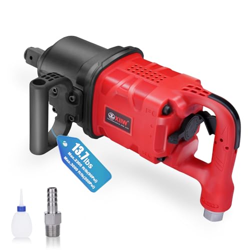 1 Inch Air Impact Wrench, Up to 3000ft-lbs Torque, 5000RPM 1'' Impact Gun - size: 1 Inch | 3000 ft-lbs