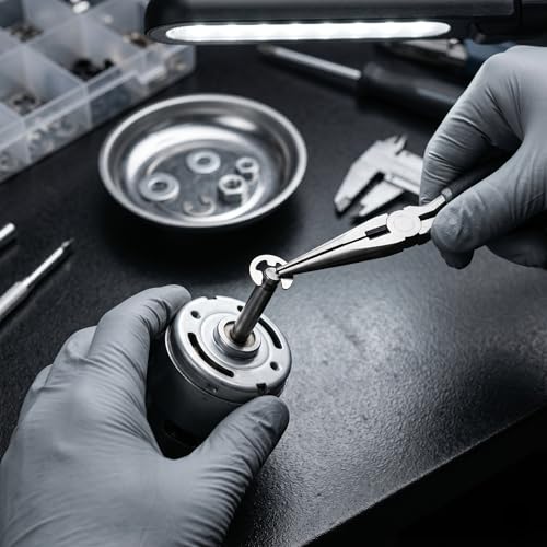 120PCS E Clip Washer, 1.5mm‑10mm Stainless Steel External Retaining Ring, E Clips Assortment Kit | Circlip Assortment Kit for Indoor Outdoor