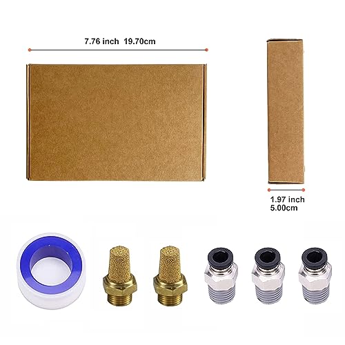 RIH Pneumatics Solenoid Valve 4V310-10 12V/24V/110V Series Single Coil Pilot-Operated Electric 2 Position 5 Way Connection Type (DC12V/Out of line, 3/8"NPT) - size: DC12V/Out of line, style: 3/8"NPT
