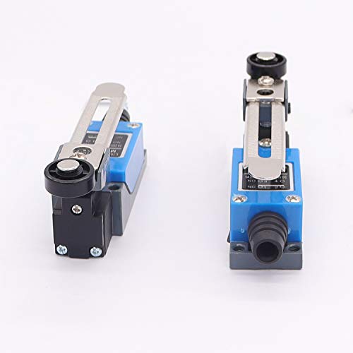TWTADE / 4Pcs ME-8108 Adjustable Roller Lever Arm Momentary Limit Switch NC-NO CNC Mill Router - size: 4PCS