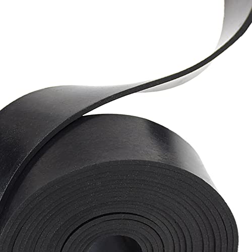 DEVNOL Neoprene Rubber Strips 1/8 (.125)" Thick X 1" Wide X 10'Long Grade 65A for Gasket, Surface Protection, Sealing - size: 1/8" x 1" x 10'