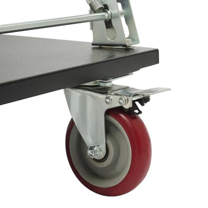 700LBS Heavy Duty Push Cart Dolly Foldable Moving Cart Flatbed Cart