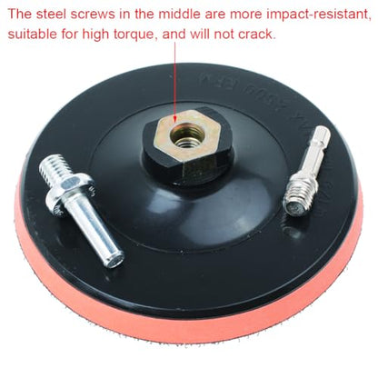 Drill Sanding Attachment, 80PCS 5 Inch Sanding Discs for Drill
