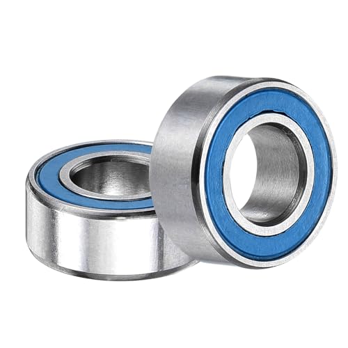 uxcell 10 Pcs MR105-2RS Micro Bearings, 5x10x4mm Chrome Steel, ABEC7 - size: MR105-2RS