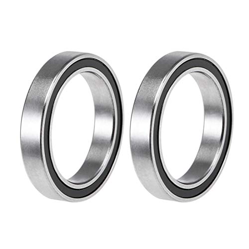 uxcell 6703-2RS Deep Groove Ball Bearings Z2 17x23x4mm Chrome Steel 2pcs - size: 17x23x4mm