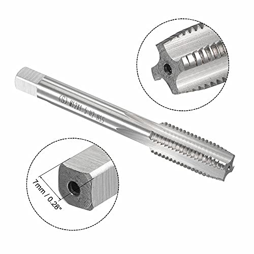 12mm x 1.5 HSS Metric Tap and Die Set Right Hand Thread,Tapping DIY Tool 3pcs (M12 x 1.5mm) - size: M12 x 1.5mm