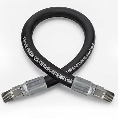 Chenango Supply 1/4" x 1' 2-Wire Hydraulic Hose Assembly - size: 1/4" x 1'