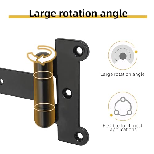 24in Heavy Duty gate Hinges Capacity Fits for Barns, Sheds, Fences