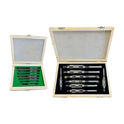 Adjustable Hand Reamer HV-H11 for Metal & Wood Repairs, 1/4" to 1-1/16" - size: HV to H11 - 15Pcs