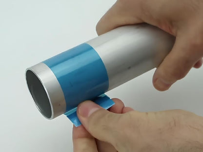 Caplugs PC90-0250 – PC90-SH Series – 1 Mil Thick Blue Polyester Tape, 1 Roll, 1/4" W x 72 Yds L, 2 Mil Silicone Adhesive, High Temperature Masking, Powder Coating, E-Coating, Anodizing (SH-47896)