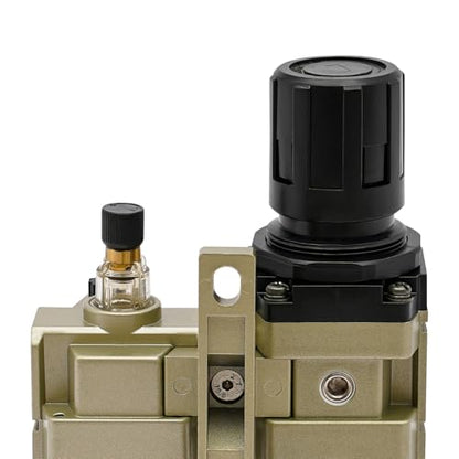 3/8" Air Filter Regulator Lubricator Combo with 0-145PSI Gauge