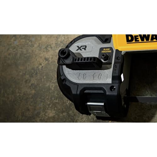 DEWALT 20V MAX XR Bandsaw, Brushless Motor, Portable and Cordless, 3-3/8 Inch Cut Capacity, Bare Tool Only (DCS378B) - style: Bare Tool Only