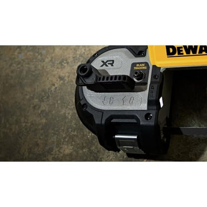 DEWALT 20V MAX XR Bandsaw, Brushless Motor, Portable and Cordless, 3-3/8 Inch Cut Capacity, Bare Tool Only (DCS378B) - style: Bare Tool Only