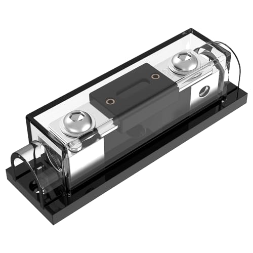 250Amp ANL Fuse Holder with 0/2/4 Gauge AWG Inline Car Audio ANL Fuse Holder widely Used in Cars Trucks Boats