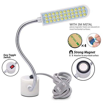 Sewing Machine Light (36LEDs) Gooseneck Work Light
