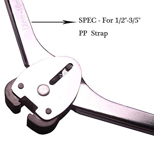 Strapping Tools Sealer Manual Banding Tool for Polyproplyn Polyester Strap - color: Red Sealer