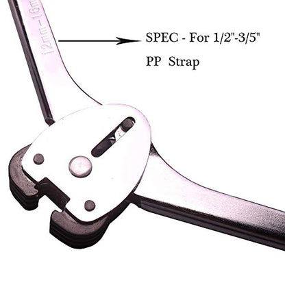 Strapping Tools Sealer Manual Banding Tool for Polyproplyn Polyester Strap - color: Red Sealer