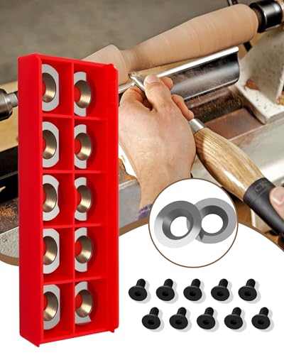 10Pcs 16mm Round Carbide Inserts Indexable Replacement Cutters Inserts - size: 16mm