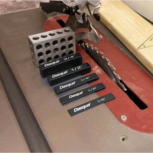 Dasqua 1804-1615 6 Piece Setup Block and 1-2-3 Block Set - size: 1/16-3/4" & 1-2-3, style: 6 Pc. Block Set & 1-2-3 Block