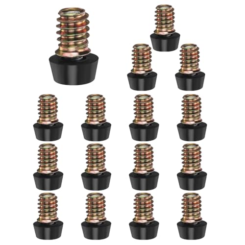 uxcell 16set 5/16" Thread Furniture Feet Levelers 17mm l Furniture Feet - size: 5/16"