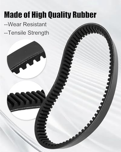 Variable Speed Drive Belt Fit for R8 3HP Bridgeport Type Milling Head Part