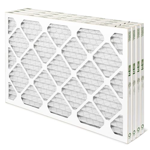 MANN+HUMMEL 16x25x1 MERV 8 Pleated 1" AC Furnace Air Filter. 4 Pack - style: 16 x 25 x 1